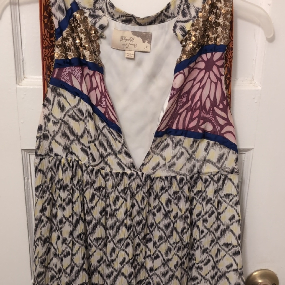 Elizabeth and James Multicolor High Low Dress